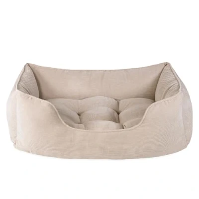 Afbeelding van Rosewood hondenmand cord ribstof beige