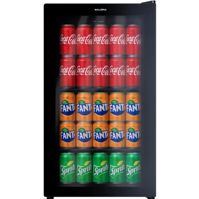 Afbeelding van Salora BCT935B Koelkast Tafelmodel Koelkasten Vrijstaand 93 l Glazen deur