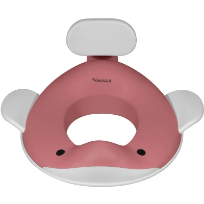 Afbeelding van WC bril verkleiner walvis Kindsgut brilverkleiner roze voor standaard toilet zindelijkheidstraining