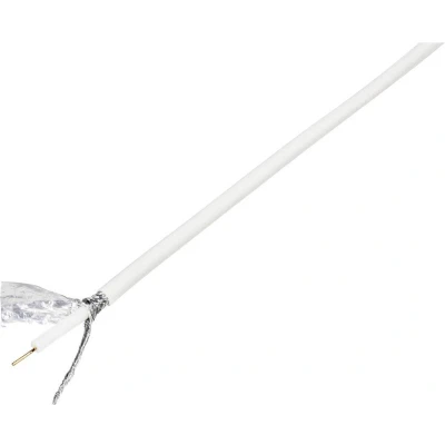 Afbeelding van TRU COMPONENTS 1570290 Coaxkabel Buitendiameter: 6.60 mm RG6 /U 75 Ω 120 dB Wit 25 m