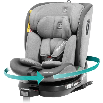 Afbeelding van BabyAuto Aitana I Size Autostoel 360º draaibaar Isofix 40 150 cm 0 36kg Tot 12 jaar Kleur Grijs