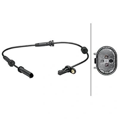 Afbeelding van HELLA 6PU 012 679 301 ABS sensor Actieve 2 BMW: 3 Saloon, 4 Convertible, Touring