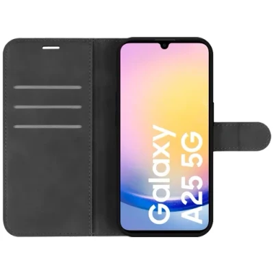 Afbeelding van Just in Case PU leer Book Zwart Samsung Galaxy A25