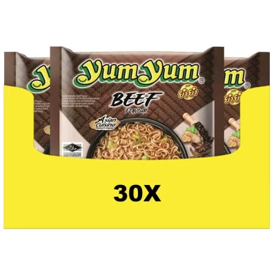 Afbeelding van Yum Instant Noedels met Rundvleessmaak 60 g
