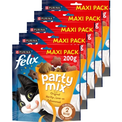 Afbeelding van 5x Felix Snack Party Mix Original 200 gr