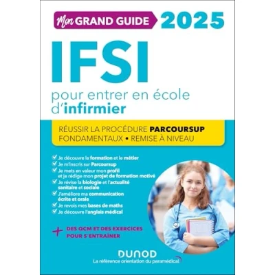 Afbeelding van MON GRAND GUIDE IFSI POUR ENTRER EN ECOLE D&#039;INFIRMIER