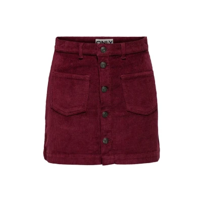 Afbeelding van Only Rok TAWNY PORT L