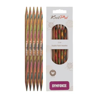Afbeelding van KnitPro Symfonie sokkennaalden 20cm 6.50mm 3st