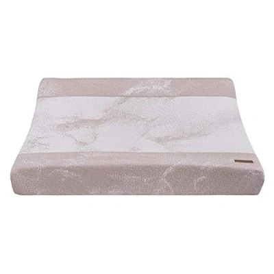 Afbeelding van Baby&#039;s Only Gebreide baby aankleedkussenhoes Waskussenhoes Overtrek verzorgingskussen Marble Oud Roze/Classic Roze 45x70 cm