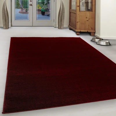 Afbeelding van Basics Effen Vloerkleed Rood Laagpolig 200x290 cm