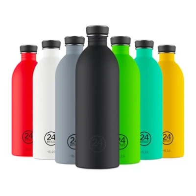Afbeelding van 24Bottles Urban Bottle Waterfles 1 Liter Zwart