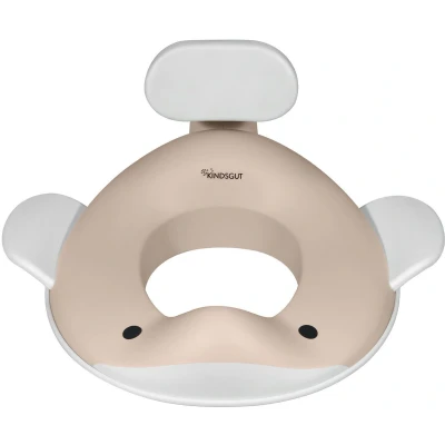 Afbeelding van WC bril verkleiner walvis Kindsgut brilverkleiner zand voor standaard toilet zindelijkheidstraining