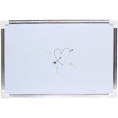 Afbeelding van Lowander whiteboard magnetisch 20x30 cm Tweezijdig Memobord Planbord