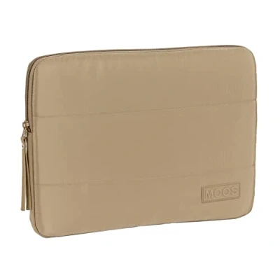Afbeelding van Laptophoes Moos Gestoffeerd 14&#039;&#039; Kameel (34 x 25 2 cm)