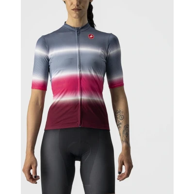 Afbeelding van Fietsshirt Castelli Dolce Dames maat L Blauw rood