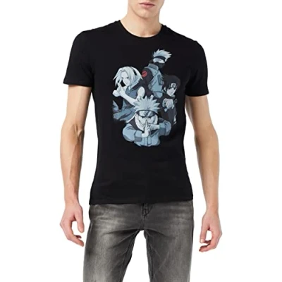 Afbeelding van Naruto Team Black T Shirt S