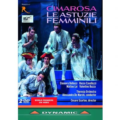 Afbeelding van Alessandro De Marchi, Eleonora Bellocci Cimarosa: Le Astuzie Femminili (2 DVD)