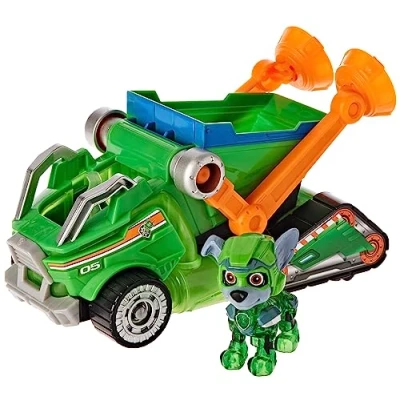 Image de Véhicule avec figurine Rocky Paw Patrol Pat&#039; Patrouille The Mighty Movie