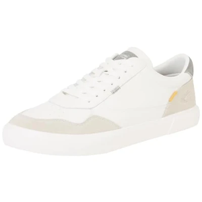Afbeelding van camel active Sneakers gemaakt van leer Maat menswear 45 Wit Grijs