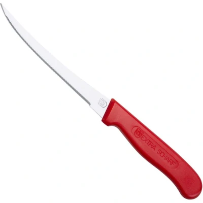 Afbeelding van RÖR Solingen Tomatenmes RVS Lemmet 13 cm Heft Kunststof Rood