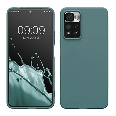 Afbeelding van kwmobile telefoonhoesje geschikt voor Xiaomi Redmi Note 11 Pro+ 5G / Pro Plus Hoesje smartphone Back cover in Arctische nacht