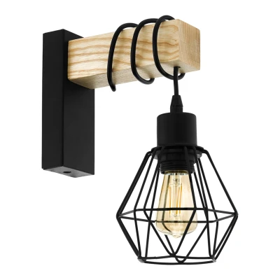 Afbeelding van Eglo Verlichting Wandlamp Townshend 5 1L