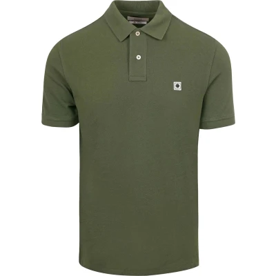Afbeelding van King Essentials The Rene Poloshirt Olijfgroen maat XL heren met Modern fit Pasvorm Katoen
