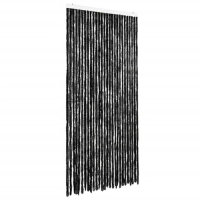 Afbeelding van vidaXL Vliegengordijn 120x220 cm chenille antraciet