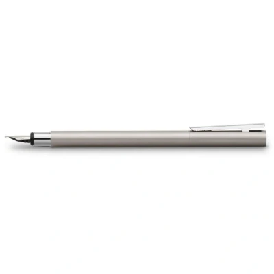 Afbeelding van Faber Castell Neo Slim Stainless Steel FP F