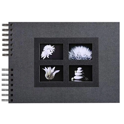 Afbeelding van exacompta foto spiraalalbum passion 320x220mm zwart