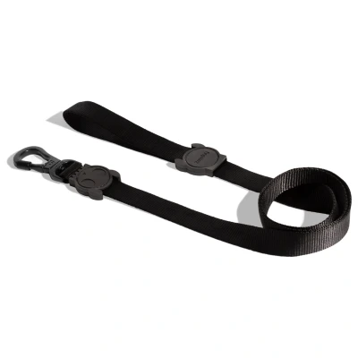 Afbeelding van Zee.Dog Looplijn Gotham Zwart Hondenriem 120x2.5 cm