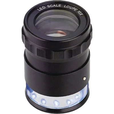 Afbeelding van Zak vergrootglas / loep met schaalverdeling en LED verlichting Limit LOP10B