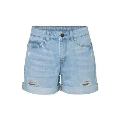 Afbeelding van Noisy May Jeansshort, Dames, Maat: XS, Light blue denim