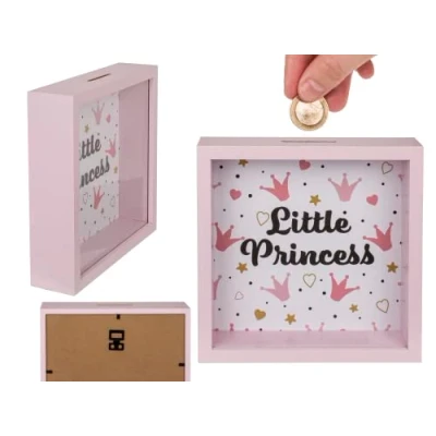 Afbeelding van Out Of The Blue Houten Spaarpot Princess