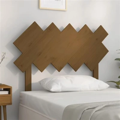 Afbeelding van vidaXL Hoofdbord 104x3x80,5 cm massief grenenhout honingbruin