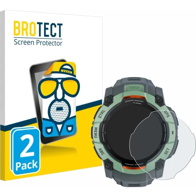 Afbeelding van BROTECT Entspiegelungsfolie Displayschutz Displayschutzfolie Folie Matt, Smartwatch beschermfolie, Grijs