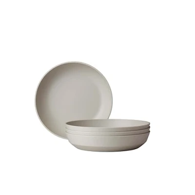 Afbeelding van Mepal diep bord Silueta 4 stuks Dinerborden Nordic white