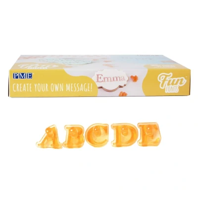 Afbeelding van PME Tekst Stempelset Alfabet Fun Fonts Collectie 2