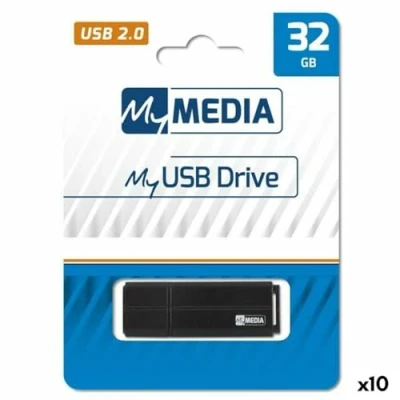 Afbeelding van USB stick MyMedia Zwart 32 GB