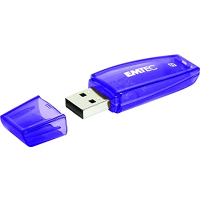 Afbeelding van Emtec ECMMD8GC410 USB stick 2.0 serie Runner C410 Color Mix 8 GB transparant paars met dop