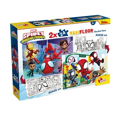 Afbeelding van Lisciani Games Marvel Puzzel DF Maxi Floor 2 x 24 Spidey, 99788