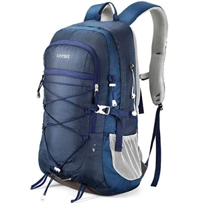 Afbeelding van HOMIEE Wandelrugzak 45L Backpack Ademende Lichtgewicht Multifunctioneel Hangsysteem Trekking Rugzak voor Outdoor Skiën Bergbeklimmen Klimmen Camping