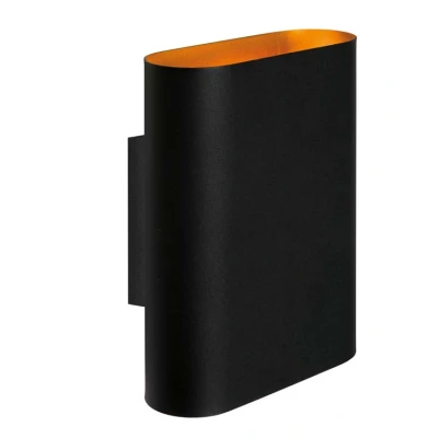 Image de Lucide Ovalis Applique Murale 2xe14 Noir