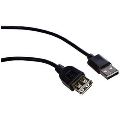 Afbeelding van Akyga USB kabel A stekker, bus 3.00 m Zwart AK 19