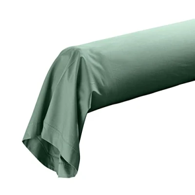 Afbeelding van douceur d&#039;intérieur, Kussensloop voor nekrol, 85 x 185 cm, percaline linde, 100% perkal katoen