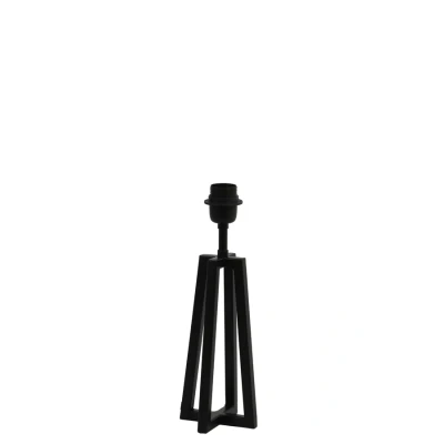 Afbeelding van Light &amp; Living Lampvoet MILEY 11.5x11.5x31 Zwart
