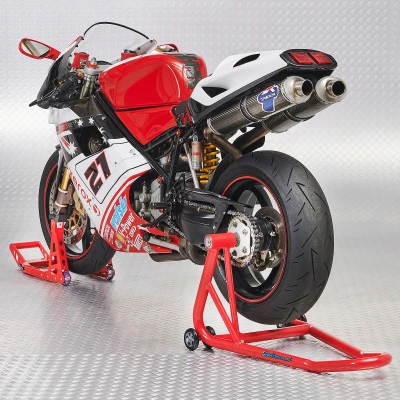 Afbeelding van Paddockstand set enkelzijdige ophanging Ducati (21,7 en 25,7 mm)