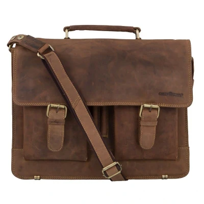 Afbeelding van Greenburry Aktetas, Maat: One Size, Brown