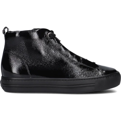 Afbeelding van Paul Green Sneakers hoog, Dames, Maat: 38, Black Schoenen