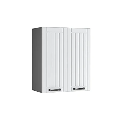 Afbeelding van Vicco Hangkast Fame Line, Wit Landhuis/Grijs, 60 cm